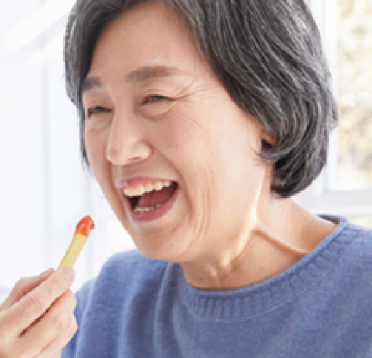 자연치와 같은 저작력 회복